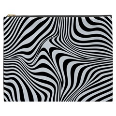 Pattern Geometric Lines Shapes Design Art Cosmetic Bag (xxxl) by Ravend