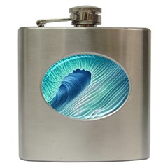 Summer Ocean Waves Hip Flask (6 Oz) by GardenOfOphir