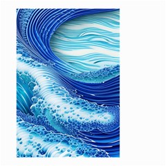 Water Waves Small Garden Flag (two Sides) by GardenOfOphir