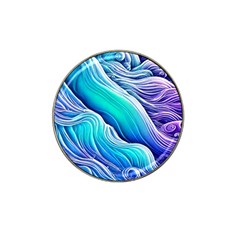 Ocean Waves In Pastel Tones Hat Clip Ball Marker (10 Pack) by GardenOfOphir