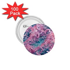 Ocean Waves In Pink Ii 1 75  Buttons (100 Pack)  by GardenOfOphir