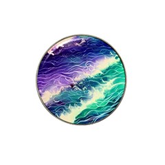 Pastel Hues Ocean Waves Hat Clip Ball Marker (10 Pack) by GardenOfOphir