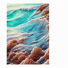 Waves Of The Ocean Small Garden Flag (two Sides) by GardenOfOphir