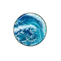 Abstract Blue Ocean Waves Iii Hat Clip Ball Marker (10 Pack) by GardenOfOphir