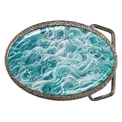 Nature Ocean Waves Belt Buckles by GardenOfOphir