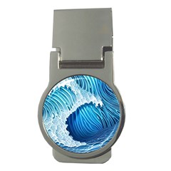 Beach Wave Money Clips (round)  by GardenOfOphir