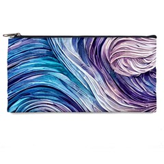 Abstract Pastel Ocean Waves Pencil Case by GardenOfOphir