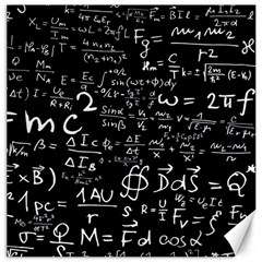 E=mc2 Text Science Albert Einstein Formula Mathematics Physics Canvas 16  X 16  by Jancukart