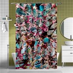 Aqua blend Shower Curtain 48  x 72  (Small)  Curtain(48  X 72 ) - 42.18 x64.8  Curtain(48  X 72 )