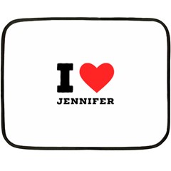 I Love Jennifer  Fleece Blanket (mini) by ilovewhateva