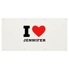 I Love Jennifer  Banner And Sign 8  X 4  by ilovewhateva