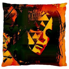 Counting Coup Large Cushion Case (one Side) by MRNStudios