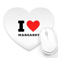 I Love Margaret Heart Mousepad by ilovewhateva