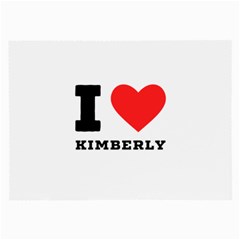 I Love Kimberly Large Glasses Cloth by ilovewhateva