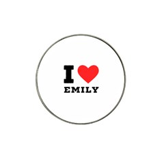 I Love Emily Hat Clip Ball Marker (4 Pack) by ilovewhateva