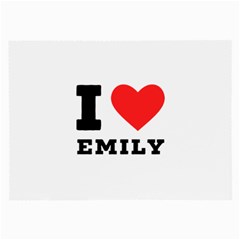 I Love Emily Large Glasses Cloth by ilovewhateva