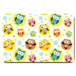 Owl Bird Cartoon Large Doormat 30 x20  Door Mat