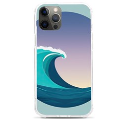 Tsunami Tidal Wave Wave Minimalist Ocean Sea 4 Iphone 12 Pro Max Tpu Uv Print Case by Pakemis