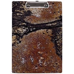 Rustic Charm Abstract Print A4 Acrylic Clipboard by dflcprintsclothing