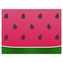 Watermelon Fruit Summer Red Fresh Food Healthy Premium Plush Fleece Blanket (extra Small) by Wegoenart