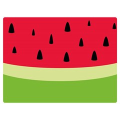 Watermelon Fruit Food Healthy Vitamins Nutrition Premium Plush Fleece Blanket (extra Small) by Wegoenart