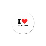 I love cynthia Golf Ball Marker Front