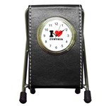 I love cynthia Pen Holder Desk Clock Front