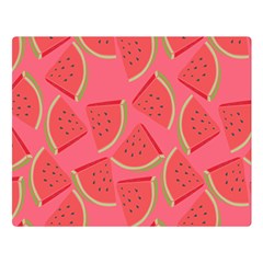 Watermelon Background Watermelon Wallpaper Premium Plush Fleece Blanket (large) by Wegoenart