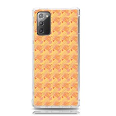 Peach Leafs Samsung Galaxy Note 20 Tpu Uv Case by Sparkle