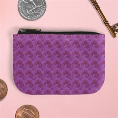 Violet Flowers Mini Coin Purse by Sparkle