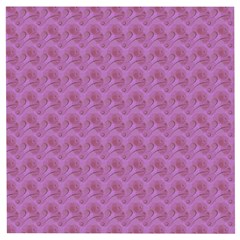 Violet Flowers Wooden Puzzle Square by Sparkle