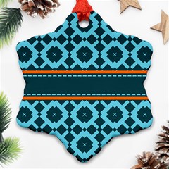 Pattern 28 Snowflake Ornament (two Sides) by GardenOfOphir