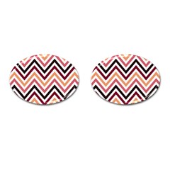 Chevron Iv Cufflinks (oval) by GardenOfOphir