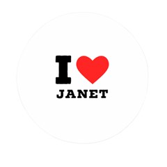 I Love Janet Mini Round Pill Box (pack Of 5) by ilovewhateva