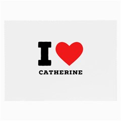 I Love Catherine Large Glasses Cloth by ilovewhateva