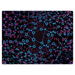 Artificial Intelligence Network One Side Premium Plush Fleece Blanket (extra Small) by Semog4