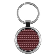 Pattern 150 Key Chain (round) by GardenOfOphir