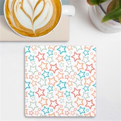 Background Pattern Texture Design Uv Print Square Tile Coaster  by Semog4