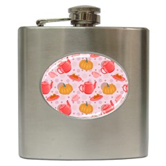 Pumpkin Tea Cup Pie Dessert Hip Flask (6 Oz) by Semog4