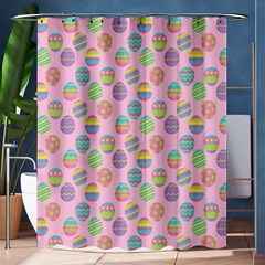 Egg Easter Eggs Pastel Digital Art Shower Curtain 60  X 72  (medium)  by Semog4