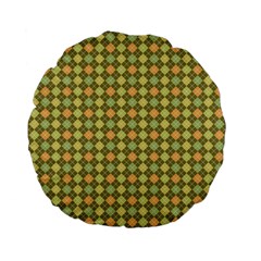 Pattern 251 Standard 15  Premium Flano Round Cushions by GardenOfOphir