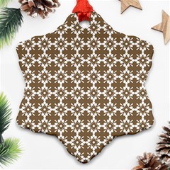 Pattern 306 Snowflake Ornament (two Sides) by GardenOfOphir