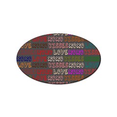 Pattern 311 Sticker (oval) by GardenOfOphir