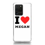 I love megan Samsung Galaxy S20 Ultra 6.9 Inch TPU UV Case Front