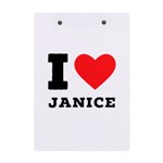 I love janice A5 Acrylic Clipboard Back