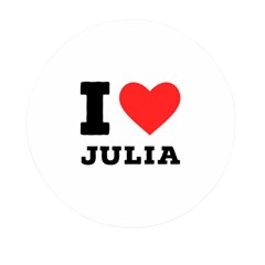 I Love Julia  Mini Round Pill Box (pack Of 5) by ilovewhateva