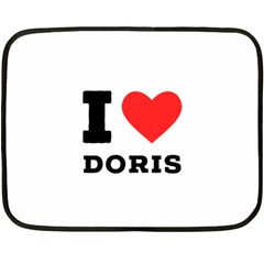 I Love Doris Fleece Blanket (mini) by ilovewhateva