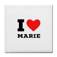 I Love Marie Tile Coaster by ilovewhateva