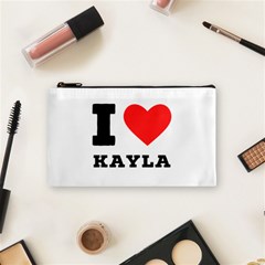 I Love Kayla Cosmetic Bag (small) by ilovewhateva