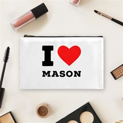 I Love Mason Cosmetic Bag (medium) by ilovewhateva